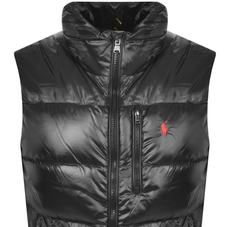Ralph Lauren Padded Gilet Black Mainline Menswear United States